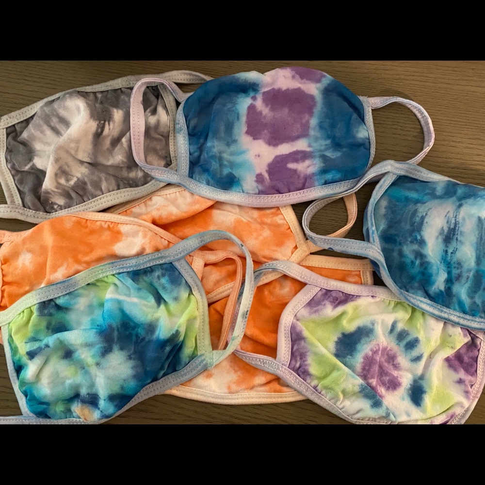 Tie dye face masks!